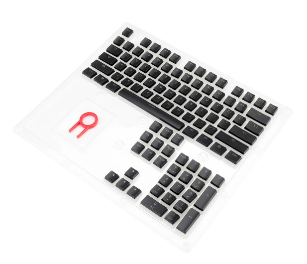 REDRAGON PBT Doubleshot keycaps (czarne) A130 Black - 1247517 - zdjęcie